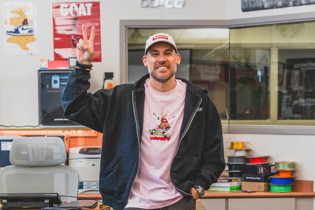 Andrew Dutton’s Classroom Sneaker Series Bridges Two of His&nbsp;Passions